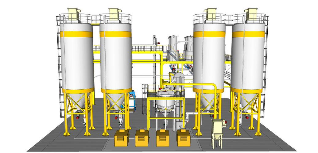 化工厂设备30工业容器储蓄工厂积水罐模型工业设备工业设施工厂储水罐